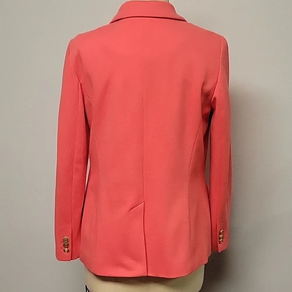 Talbots Salmon Colored Blazer, Size 14 - Picture 3 of 6